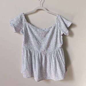 Old Navy Smocked Off the Shoulder Top